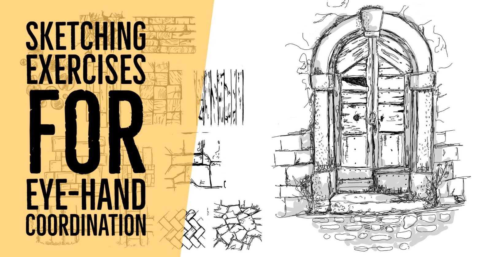 cover image for article Getting started with sketching in 8 exercises.