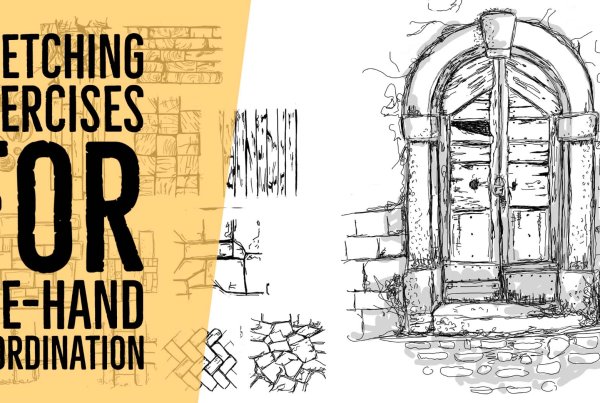 cover image for article Getting started with sketching in 8 exercises.