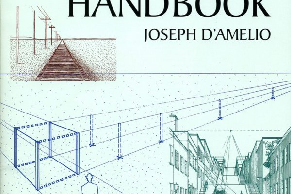 Practical guide in perspective drawing. Part 1 - Types of perspective drawing. article_017_img3-book1 cover book for Perspective Drawing Handbook by Joseph D-Amelio