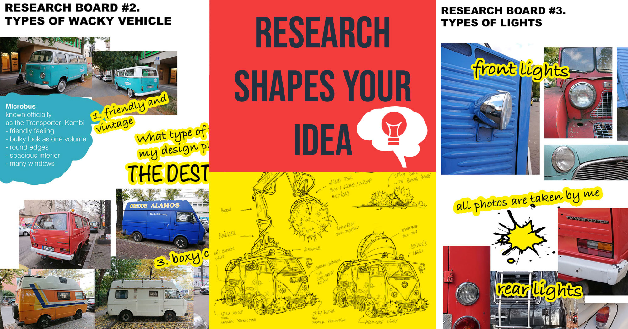 Inspiration boards will always generate creative ideas