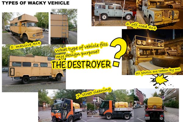 Inspiration boards will always generate creative ideas article_021 img2_sheet2 collage of images with different types not so common vehicles