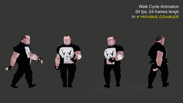 3D Walk Cycle Animation Course (Maya) – Cristina Teaching Art