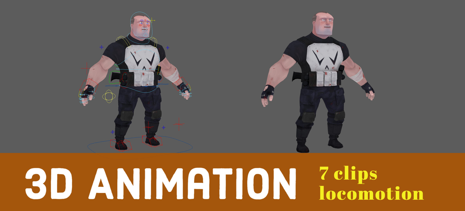 samples of locomotion animation clips
