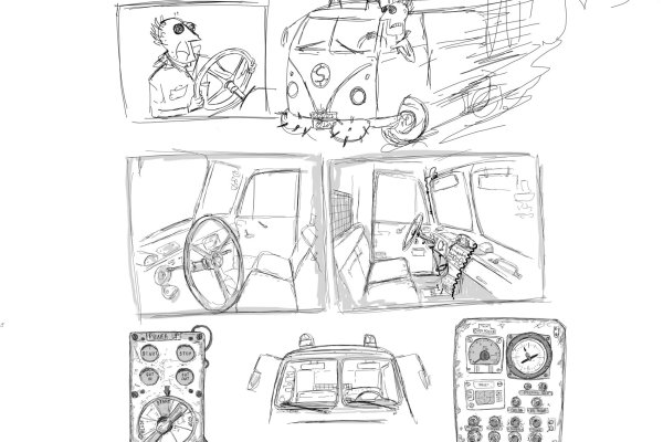 Vehicle concept student reel, advanced level article_030-img_21-teacher_demo teaching demo story concept