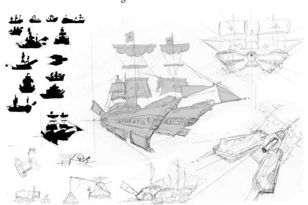 Silhouette Principle. How to make your art clear and appealing. article_031-img_2_8-Silhouette_drawing_as_visual_development vehicle concept silhouette