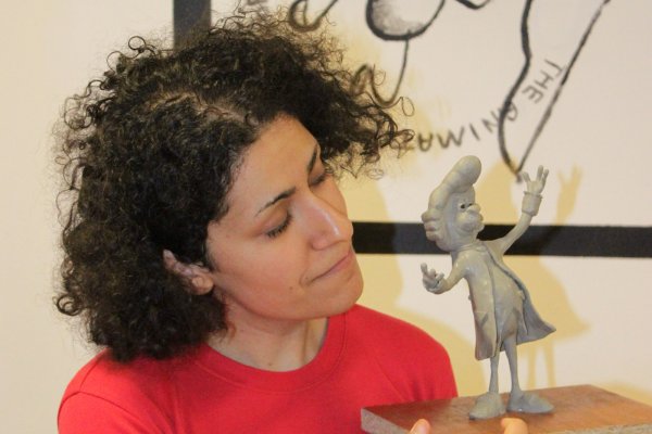 artist at the animation workshop in denmark